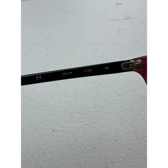 Diane Von Furstenburg Subtle Cat-Eye Rectangle Frame Graphic Temple Eyeglasses - Picture 4 of 4